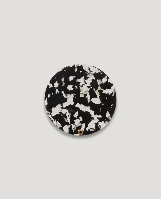 Circle Mirror in Noir