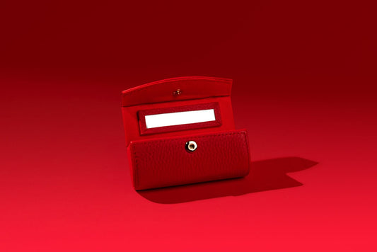 Rouge Brique Leather Lipstick Case
