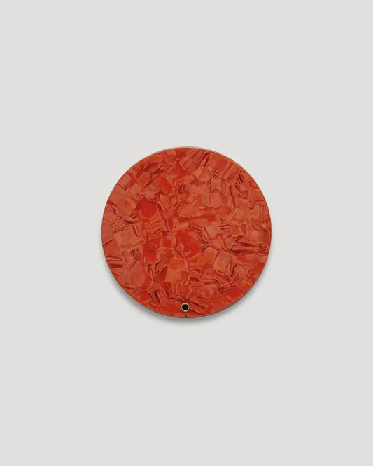 Circle Mirror in Poppy