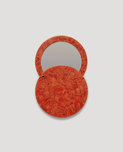 Circle Mirror in Poppy