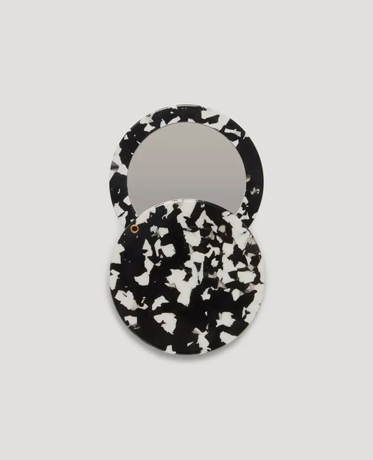 Circle Mirror in Noir