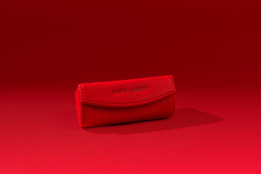 Rouge Brique Leather Lipstick Case
