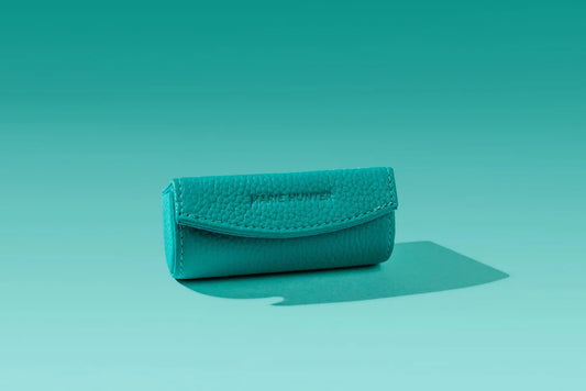 Sarcelle Leather Lipstick Case